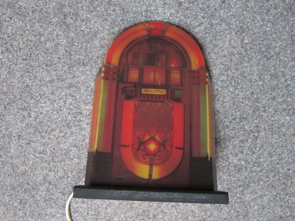 WURLITZER LAMP LICHTRECLAME, Ophalen, Gebruikt, Lichtbak of (neon) lamp