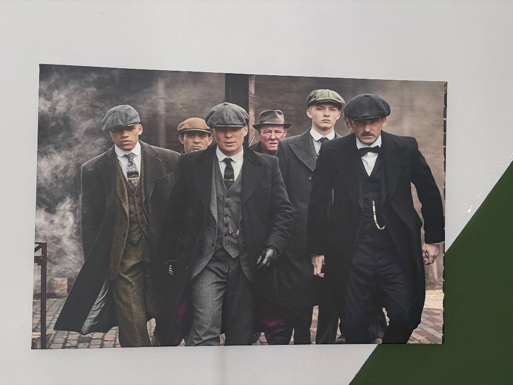 Wanddecoratie Peaky Blinders, Ophalen, Zo goed als nieuw, Decoratieobject
