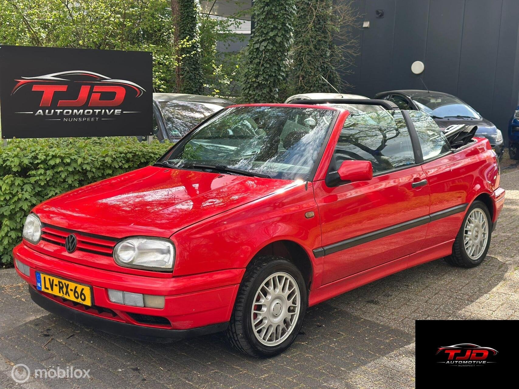 Volkswagen Golf Cabrio 1.8 Cabriolet, Auto's, Voorwielaandrijving, Stof, Gebruikt, 4 cilinders