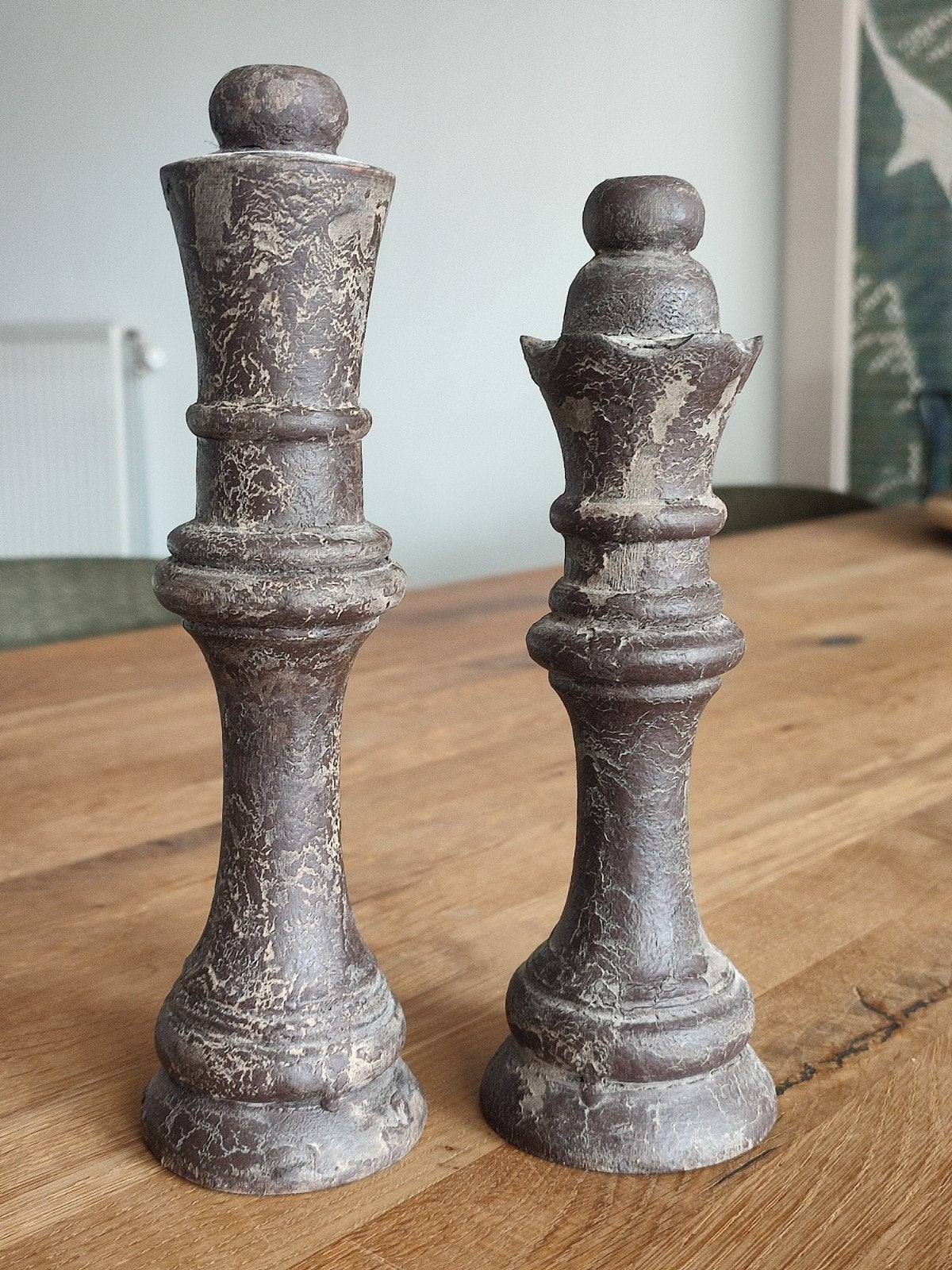 Schaakstukken landelijk schaakspel koning schaakset schaken, Ophalen of Verzenden