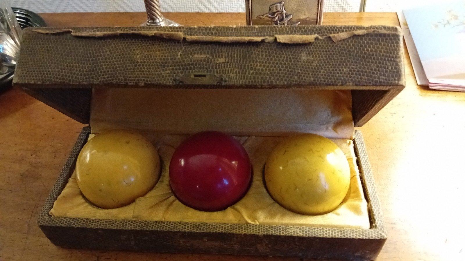 Biljartballen oud, Ophalen of Verzenden, Keu of Ballen