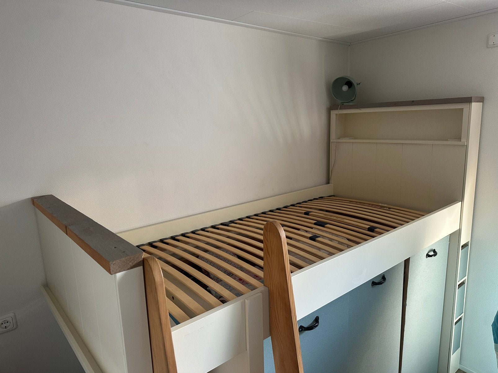 Hoogslaper met kledingkasten onder bed, Ophalen, Gebruikt, Hoogslaper