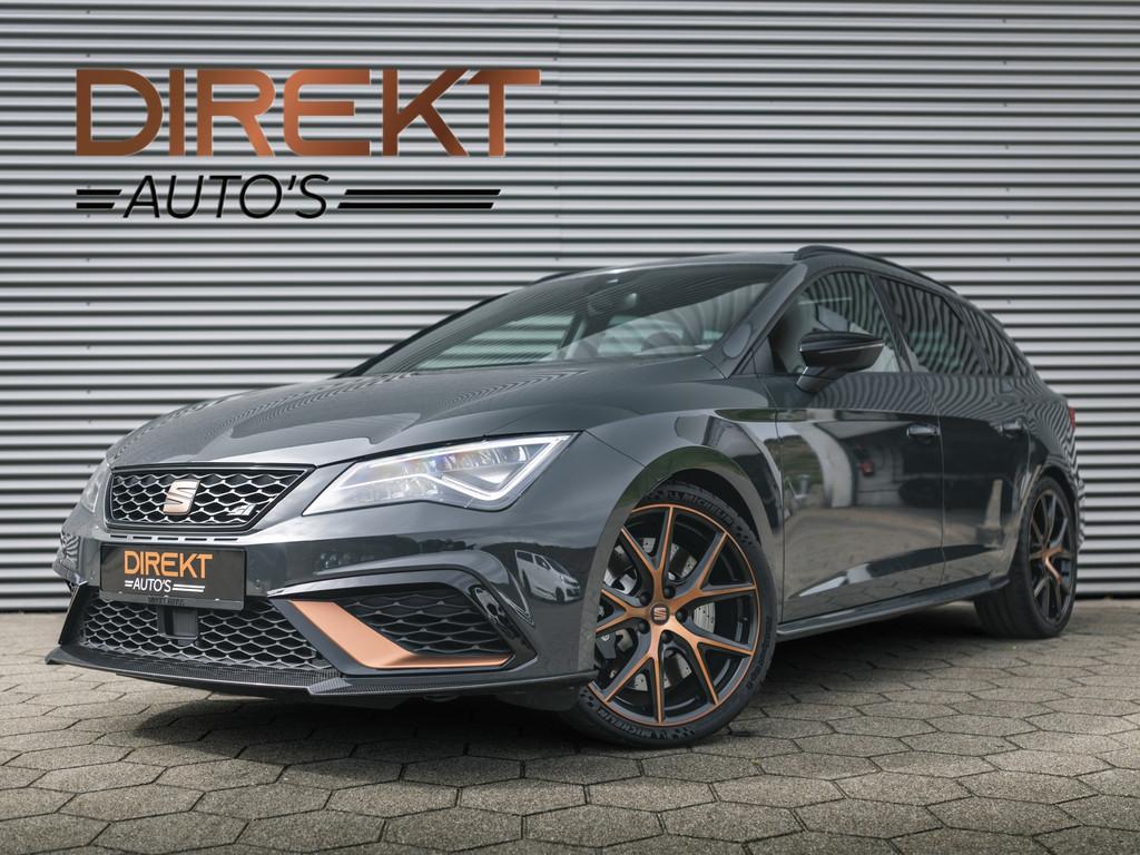 SEAT Leon ST 2.0 TSI CUPRA R 4DRIVE BLACKNESS GREY CARBON, Auto's, Seat, Automaat, Gebruikt, Zwart, 4 cilinders