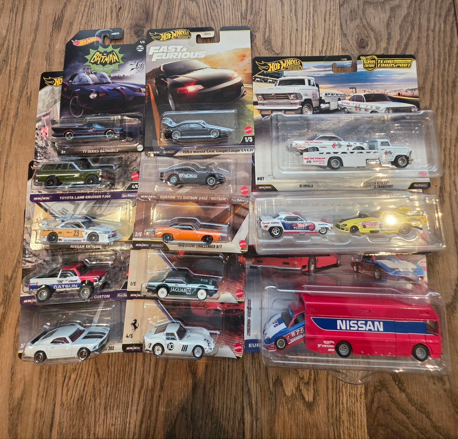 Hot Wheels verzameling: Fast & Furious, Ferrari en meer, Ophalen of Verzenden, Nieuw