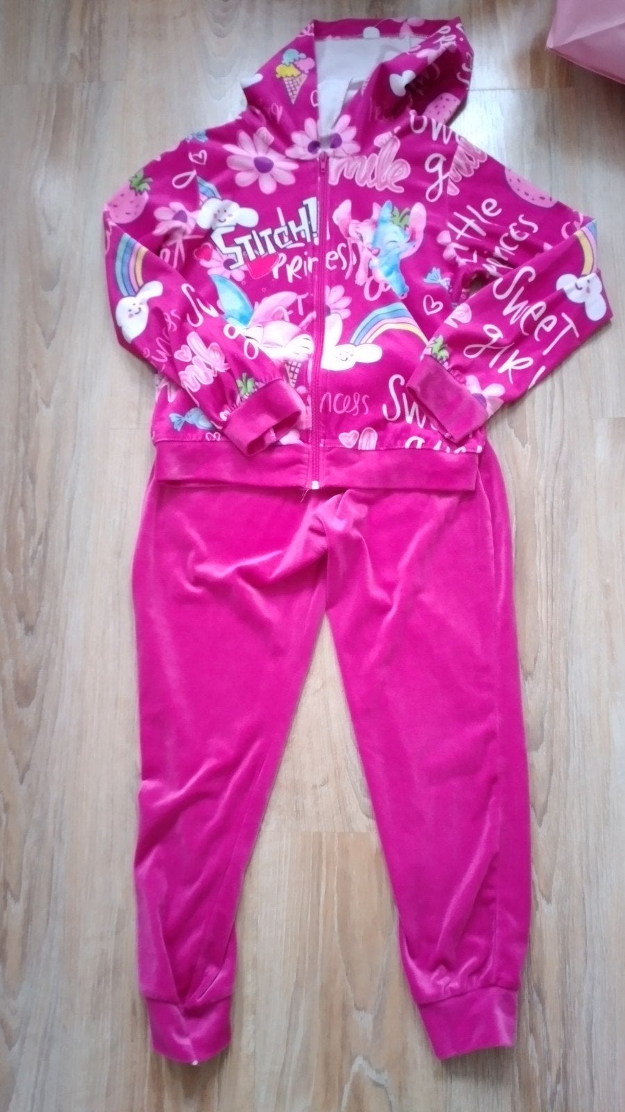 Zgan Stitch huispak maat 146/152, Ophalen of Verzenden, Zo goed als nieuw, Meisje, Setje