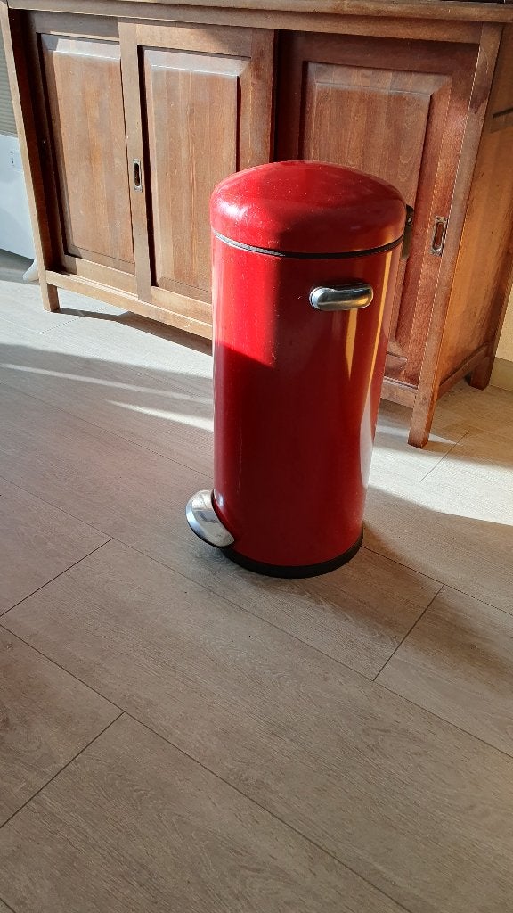 Brabantia pendaalemmer / prullenbak, Ophalen, Gebruikt, Met pedaal, 20 tot 30 liter