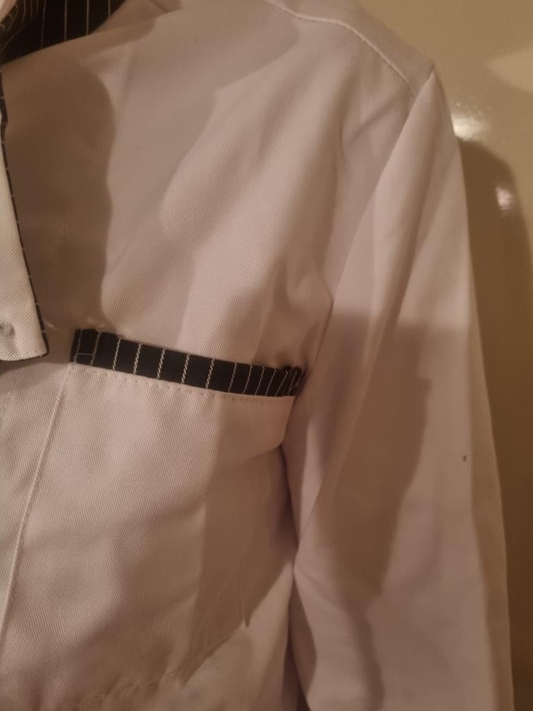 Horeca Foodtruck kleding Koksbuis mt 44 Koksbroek Koksmuts, Kleding | Dames, Wit, Strauss, Maat 42/44 (L), Ophalen of Verzenden