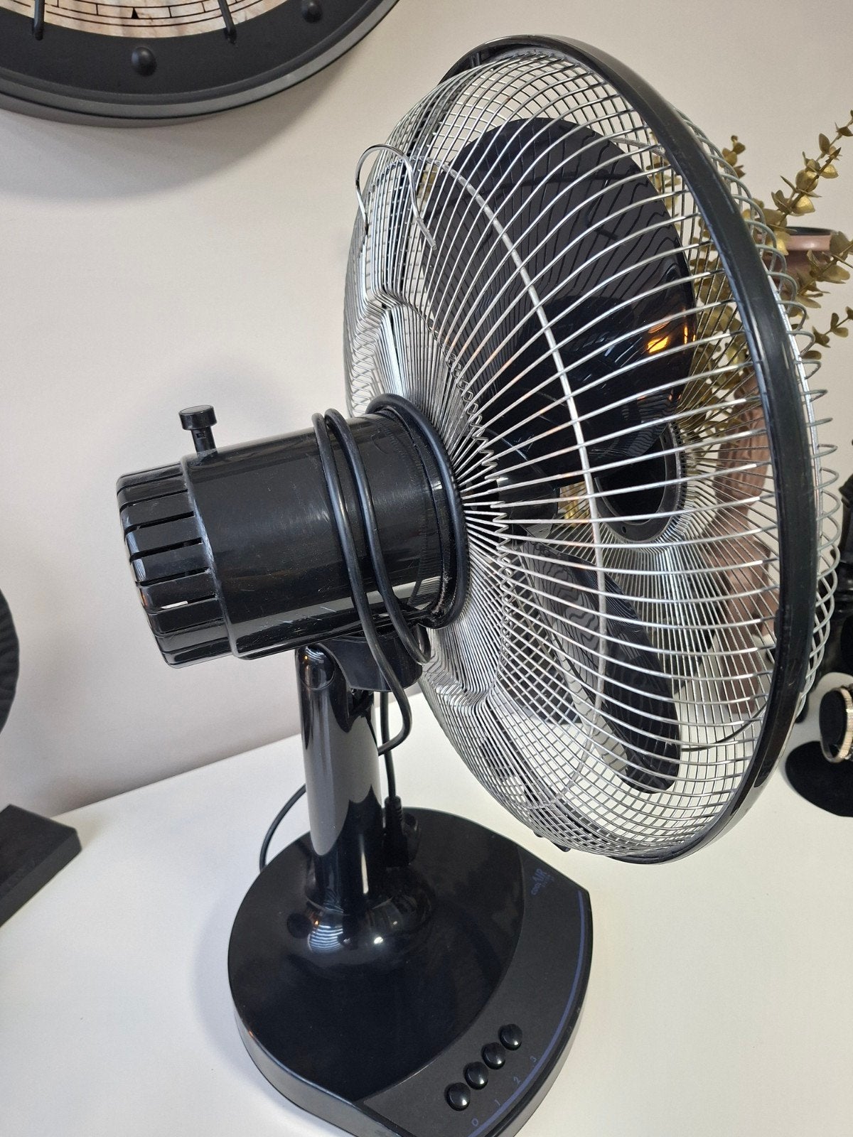 Philips Cool Air System 40 Tafelventilator - Zwart, Ophalen of Verzenden, Tafelventilator