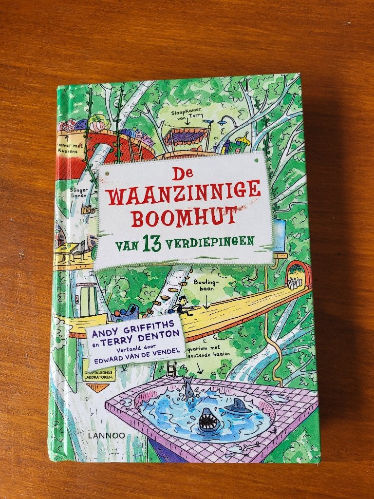 Terry Denton - De waanzinnige boomhut van 13 verdiepingen, Gelezen, Terry Denton; Andy Griffiths, Fictie algemeen, Ophalen of Verzenden
