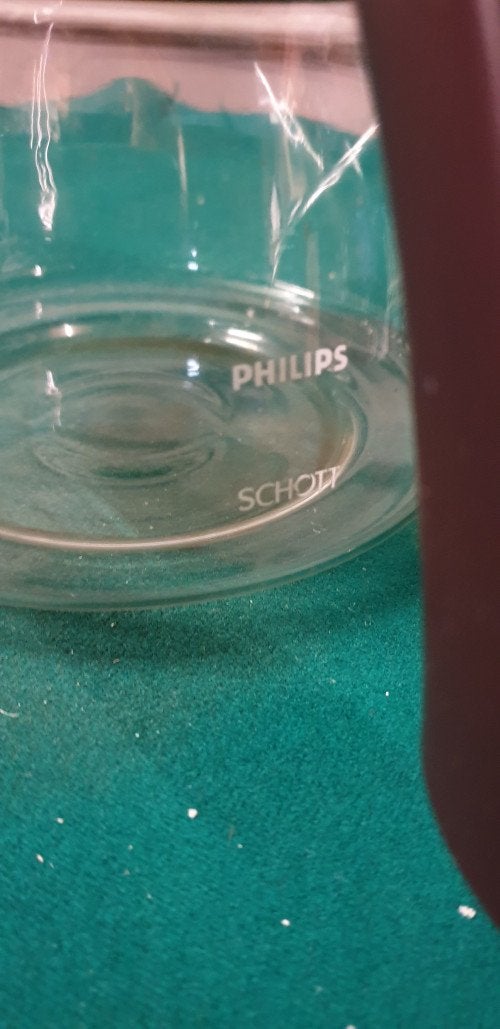 koffiekan van glas phillips schott, Huis en Inrichting, Ophalen of Verzenden, 'T Olde Gre-j, Info@toldegrej.nl, Endepoelstraat 20f Didam
