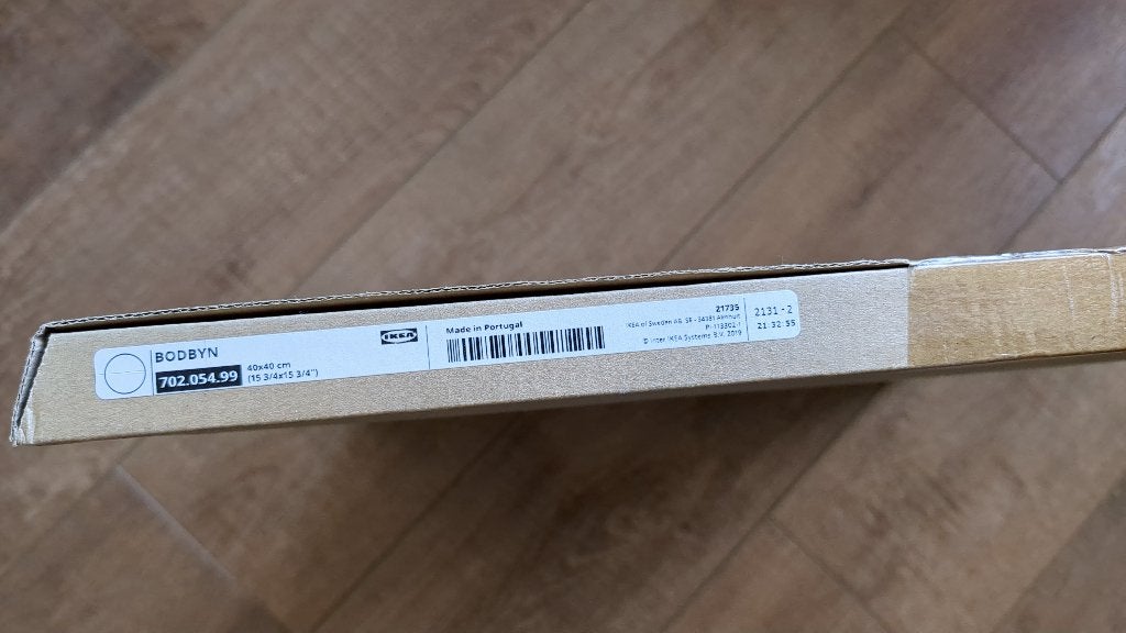 Ikea Bodbyn frontje 40x40, Ophalen, Minder dan 50 cm, Wit, Nieuw