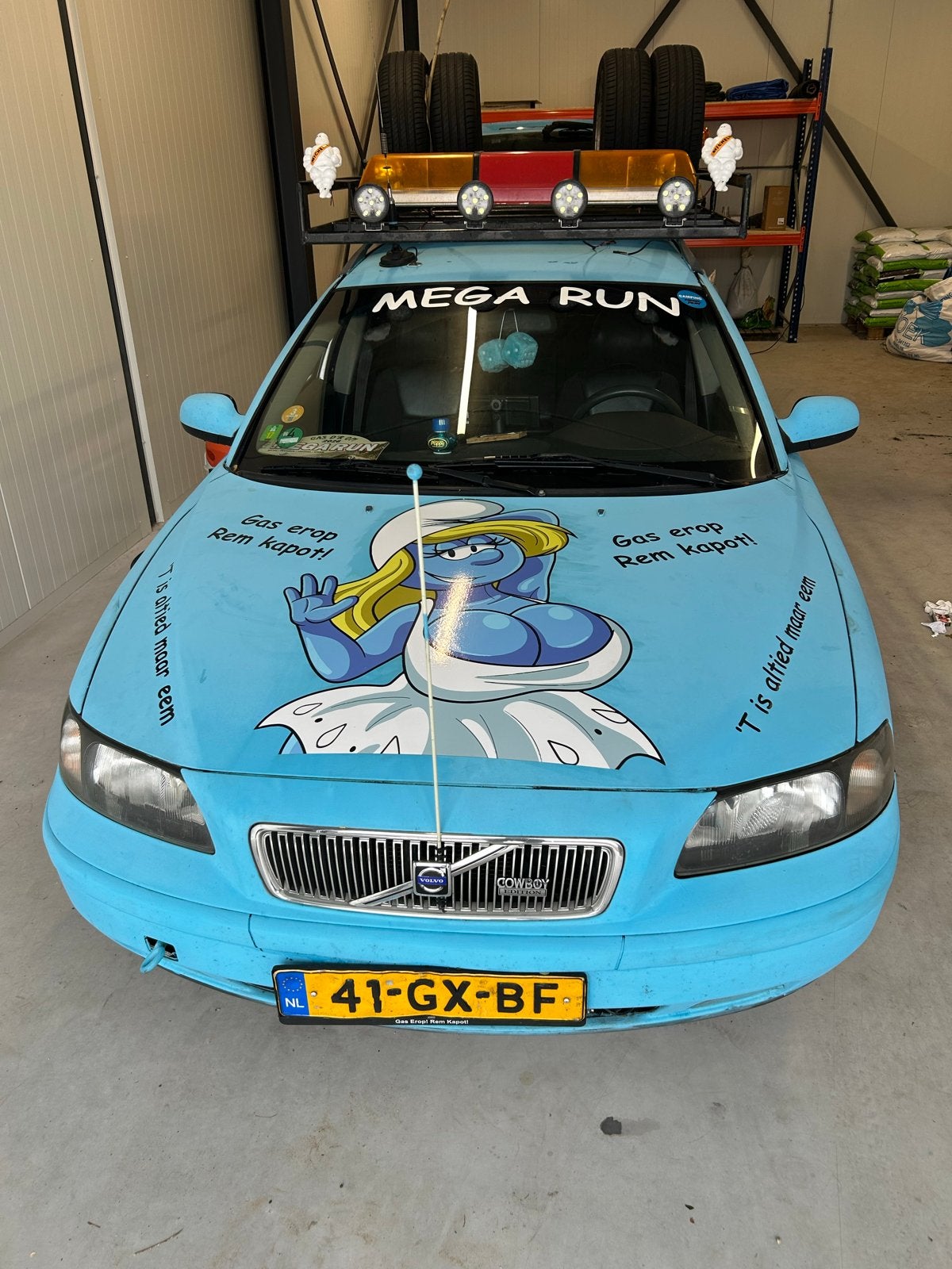 Volvo V70 'Mega Run' Rally Auto - Uniek en Klaar voor Avontu, Auto diversen, Ophalen