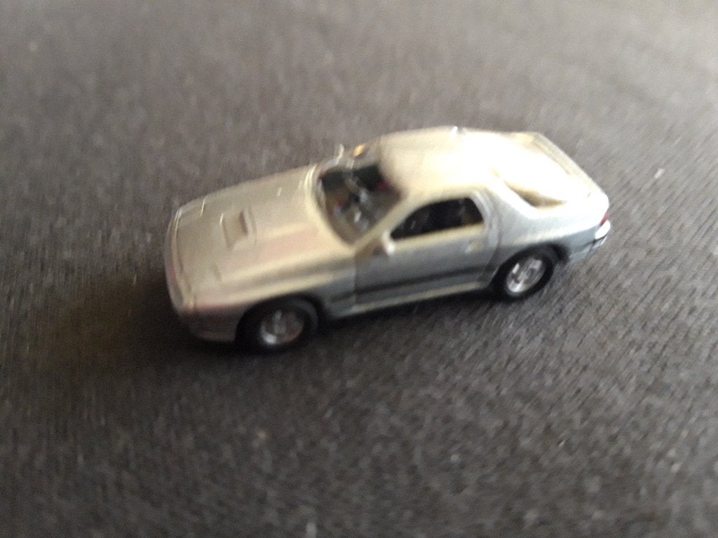 Mazda RX-7 FC zilvergrijs, 1/100 model - Kyosho - UNIEK !, Ophalen of Verzenden, Zo goed als nieuw, Auto, Overige merken