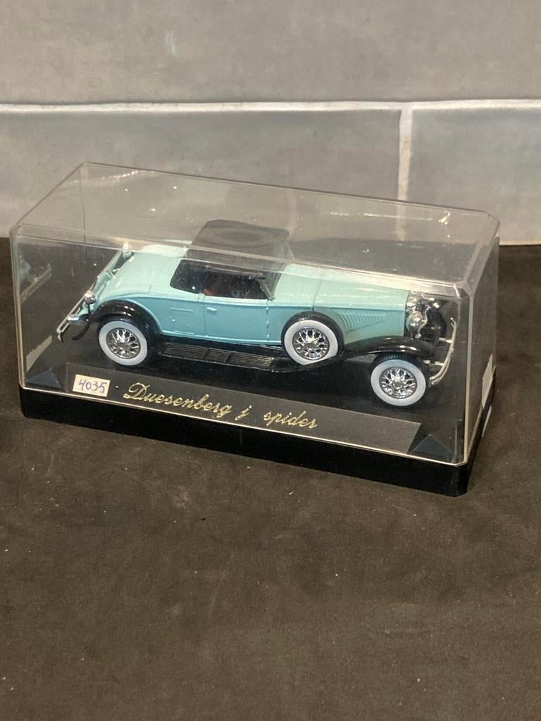 Modelauto Solido Duesenberg J Spider blauw (050526h), Hobby en Vrije tijd, Verzenden, Nieuw, Auto