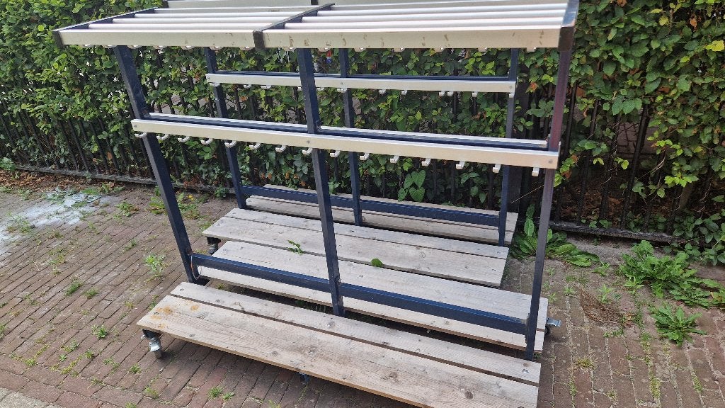 2 school kapstokken, Huis en Inrichting, Woonaccessoires | Kapstokken, Ophalen, Gebruikt, 100 tot 150 cm, Metaal