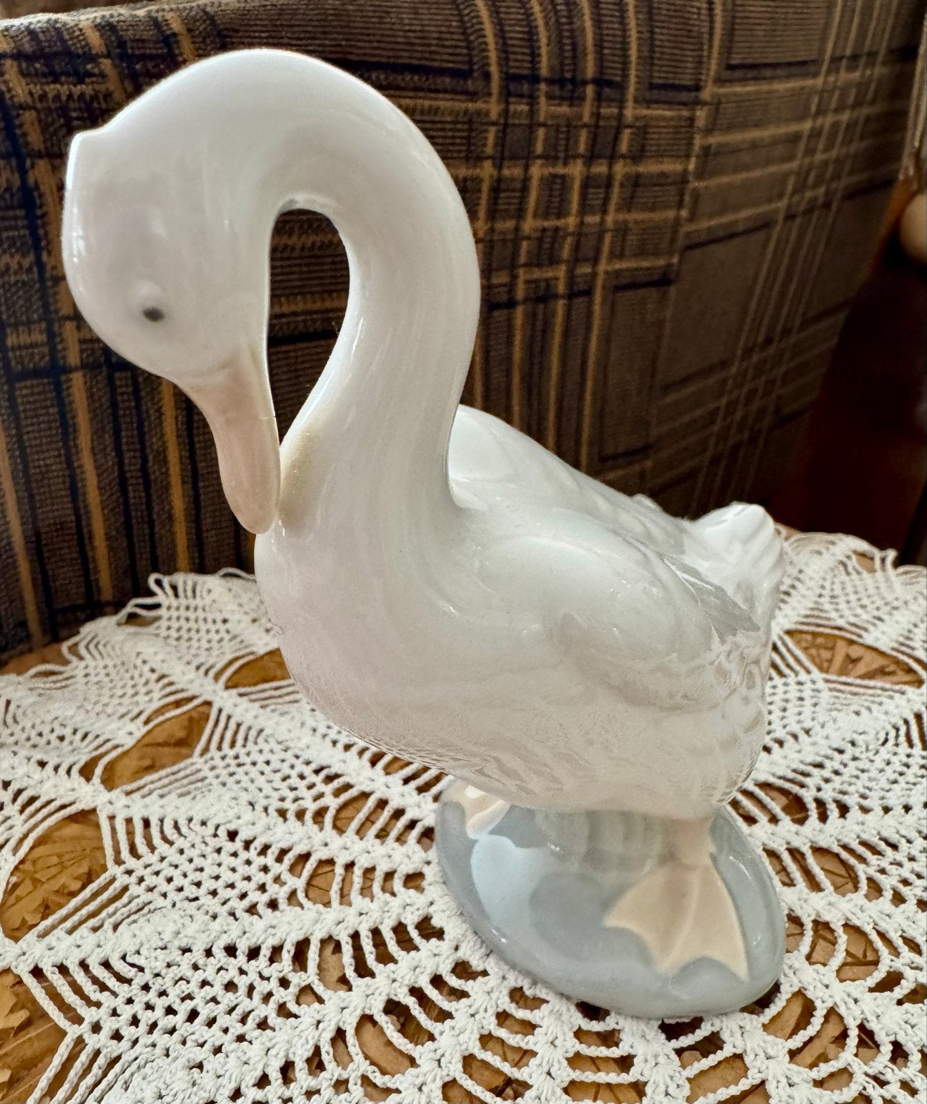 Vintage NAO by Lladró porseleinen zwaan beeldje, Ophalen of Verzenden
