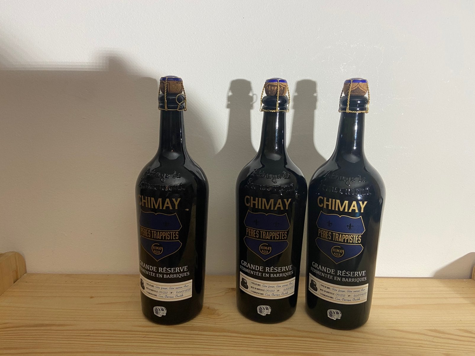 Chimay Grande Reserve Fermentee Barriques 2021, Ophalen of Verzenden, Nieuw, Flesje(s), Overige merken