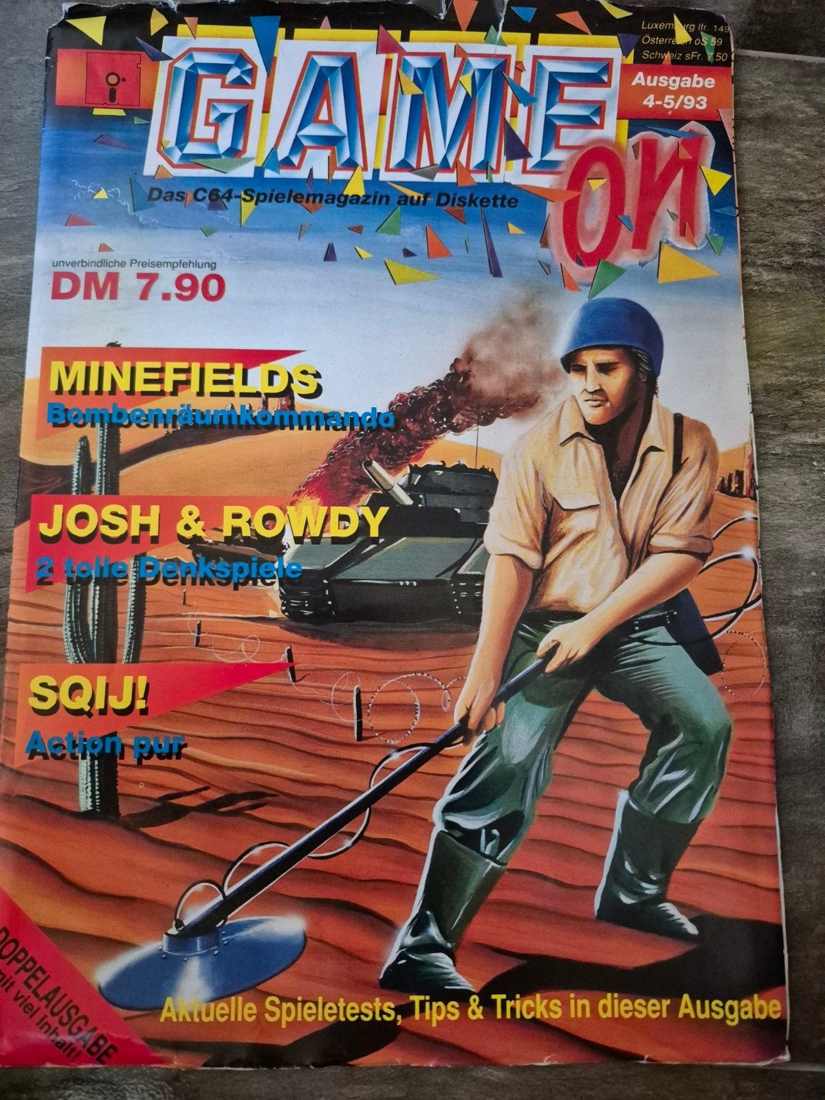 Game On C64 Spielemagazin op Diskette - Mei 1993, Gebruikt, Overige genres, 1 speler, Ophalen of Verzenden