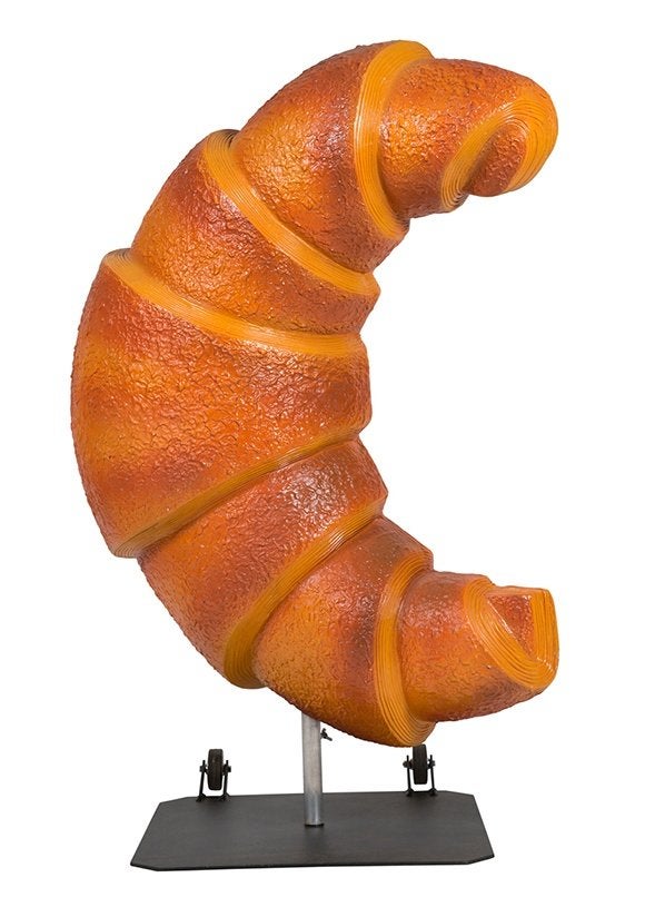 Reuze reclame Croissant 165 cm - verrijdbaar of hangend, Ophalen, HorecaBeelden, Overige typen, Nieuw