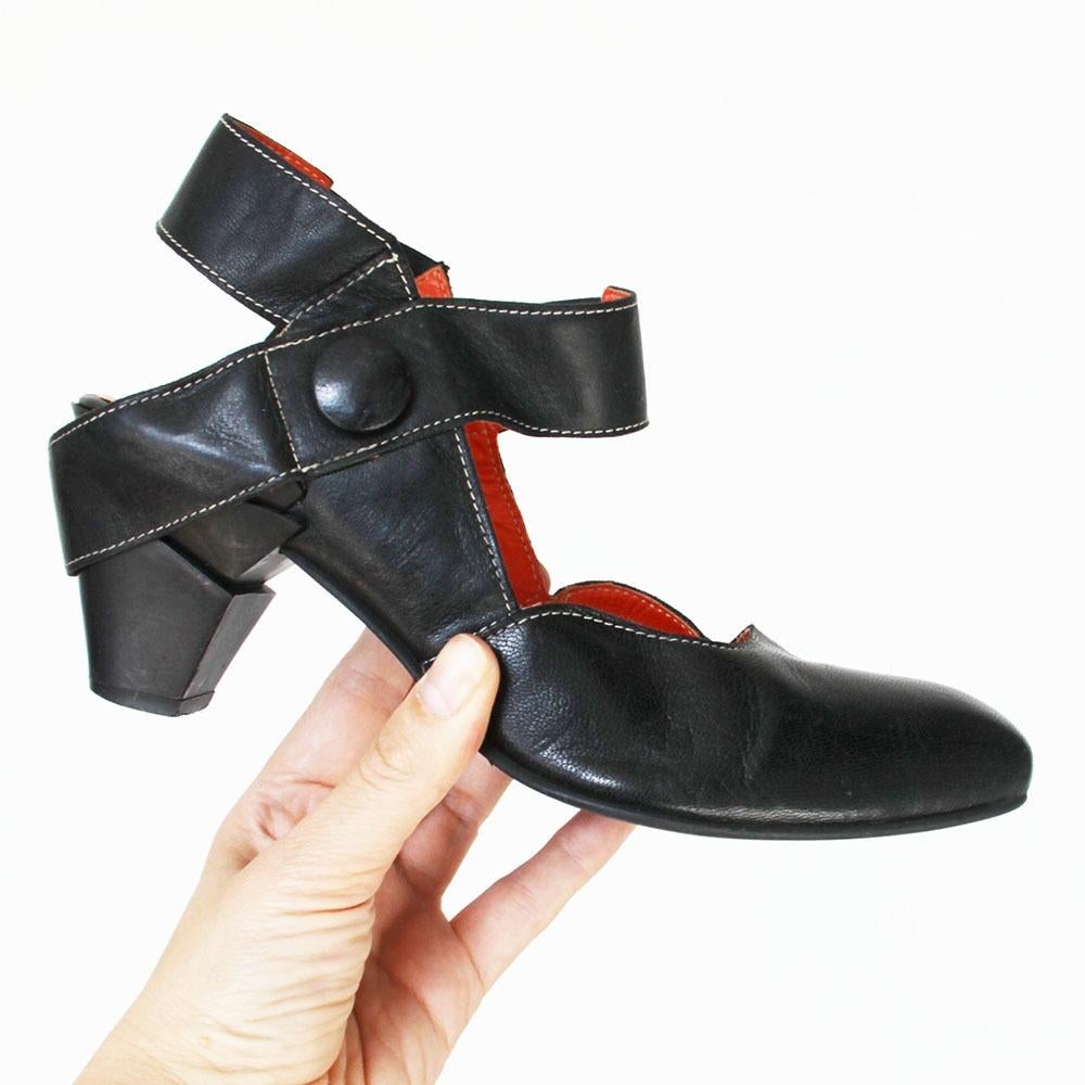 Mooie Leren Lisa Tucci Schoenen - s5 (Maat 39½) € 60,-, Zwart, Overige typen, Zo goed als nieuw, Lisa Tucci