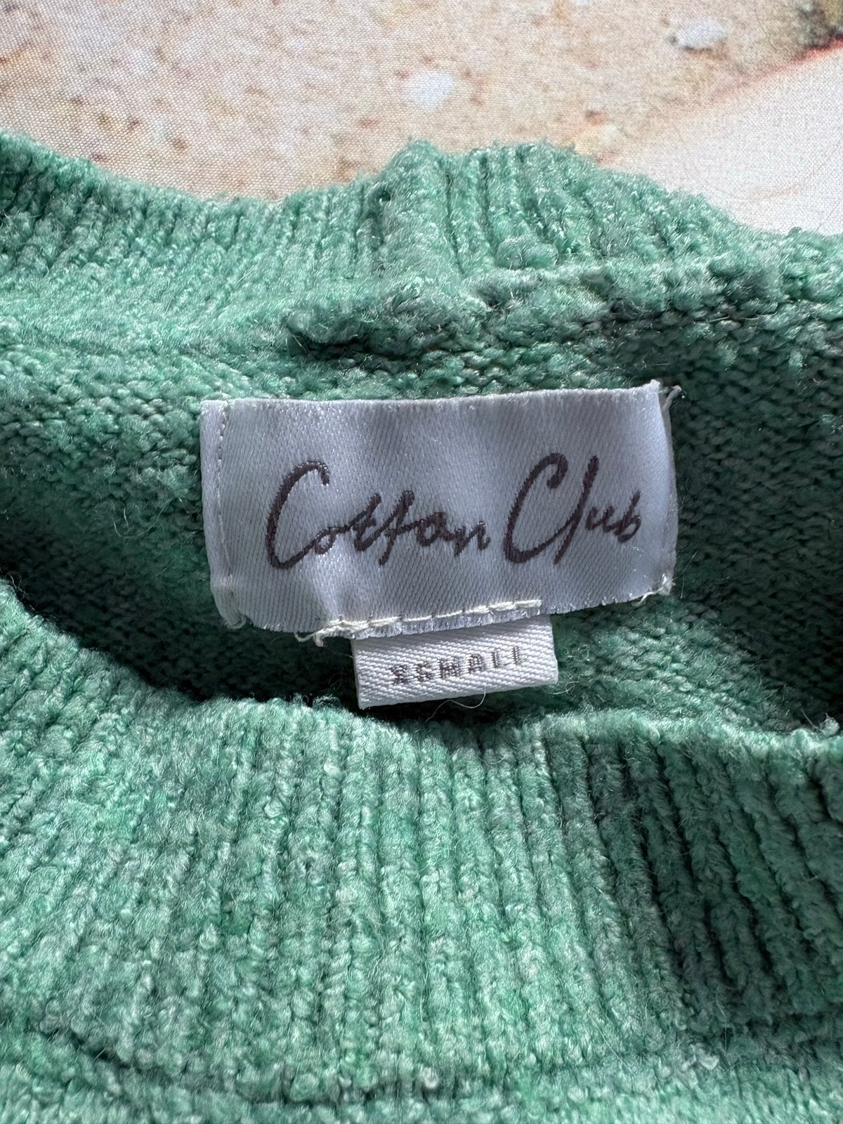 Groene trui van Cotton Club - Maat XS, Ophalen of Verzenden, Zo goed als nieuw, Maat 34 (XS) of kleiner, Groen