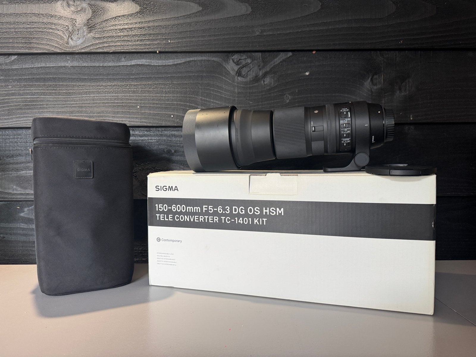 Sigma 150-600mm F5-6.3 DG OS HSM Contemporary + TC-1401, Ophalen, Sigma, Autofocus, Telelens