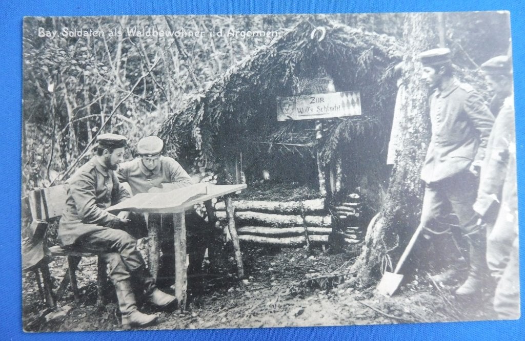 WO1 Ongelopen Feldpost/Fotokaart ARGONNEN 1914-1918 (T), Verzamelen, Verzenden, Landmacht, Overige gebieden, Overige typen