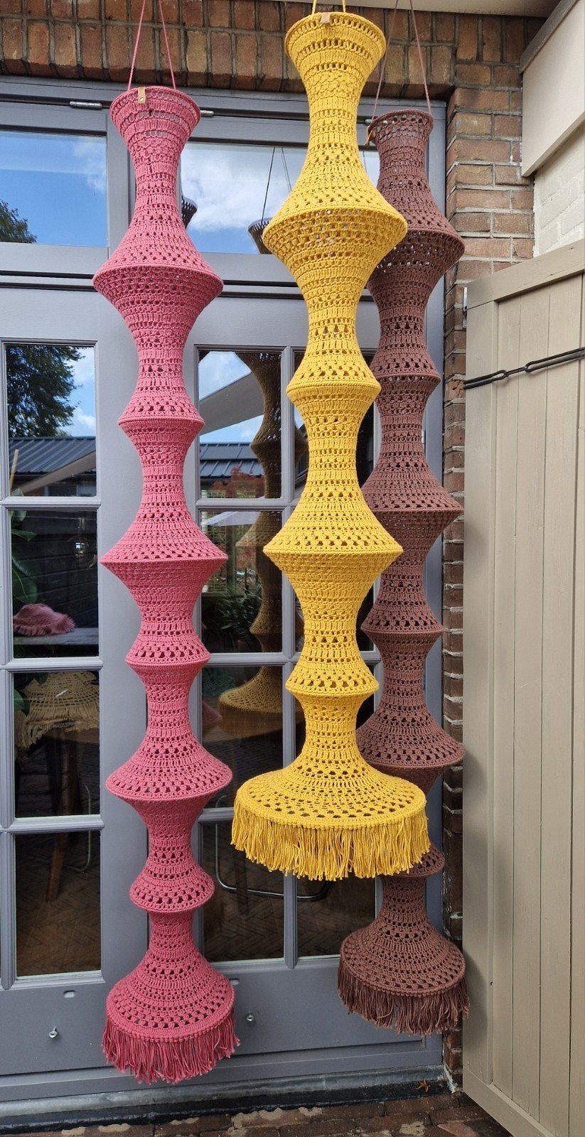 Handgemaakte Fishermanslamp, Boho, Nieuw, Ophalen of Verzenden, Natuurlijk materiaal