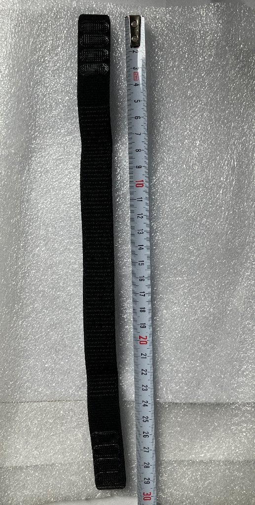 Bandje voor smartwatch 20mm (nylon), Ophalen of Verzenden, Nieuw, Zwart, Android