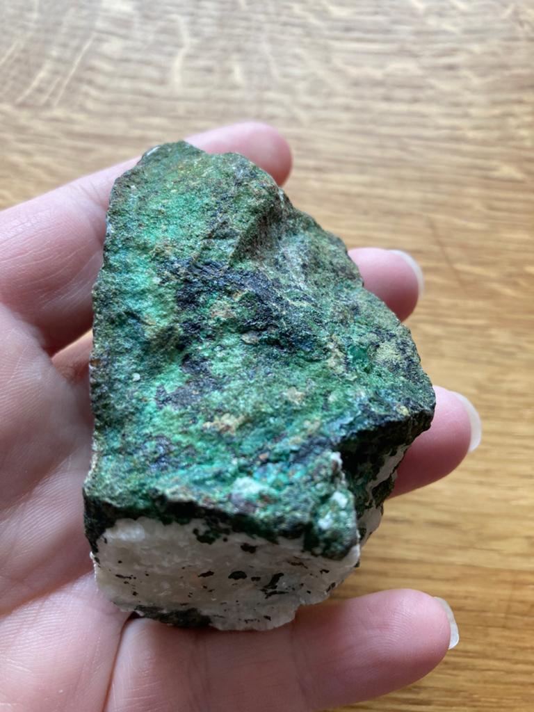 Prachtige ruwe Malachiet - edelsteen, Ophalen of Verzenden, Mineraal