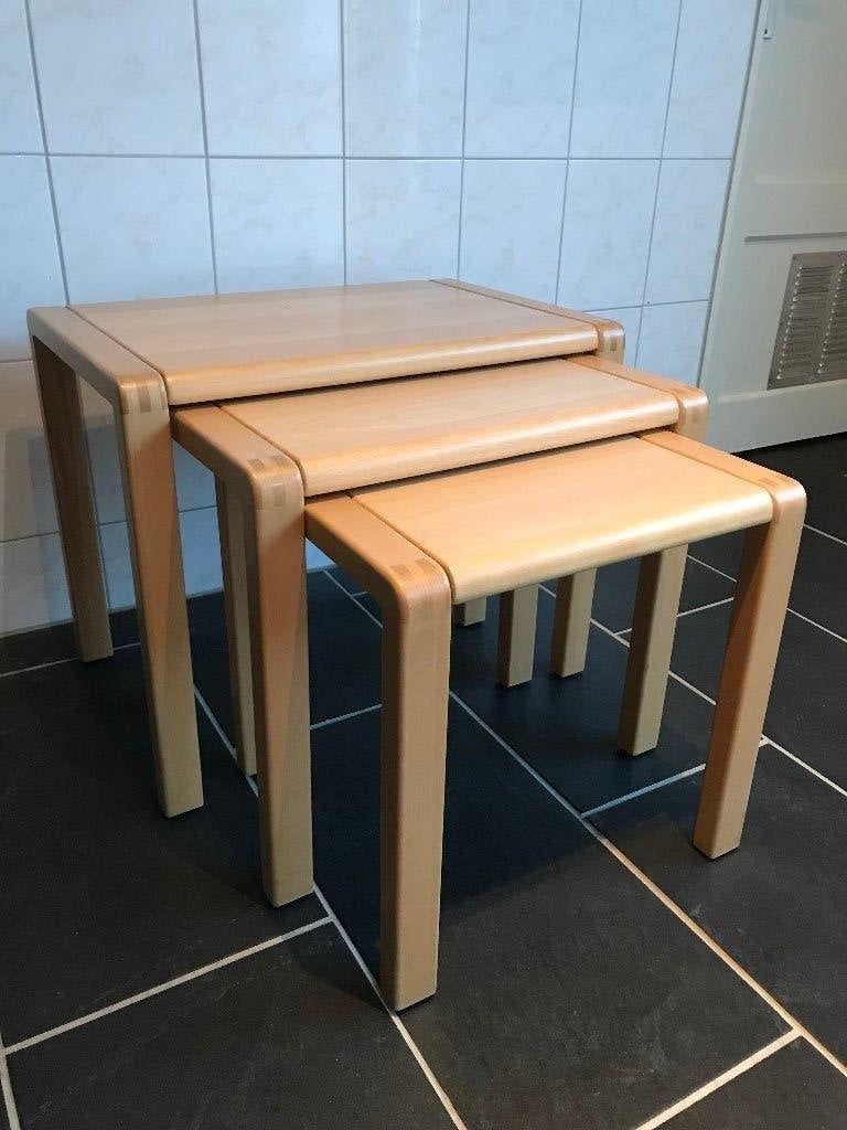 Bijzettafel Salling Stolefabrik Durup Denmark nesting table, Ophalen of Verzenden