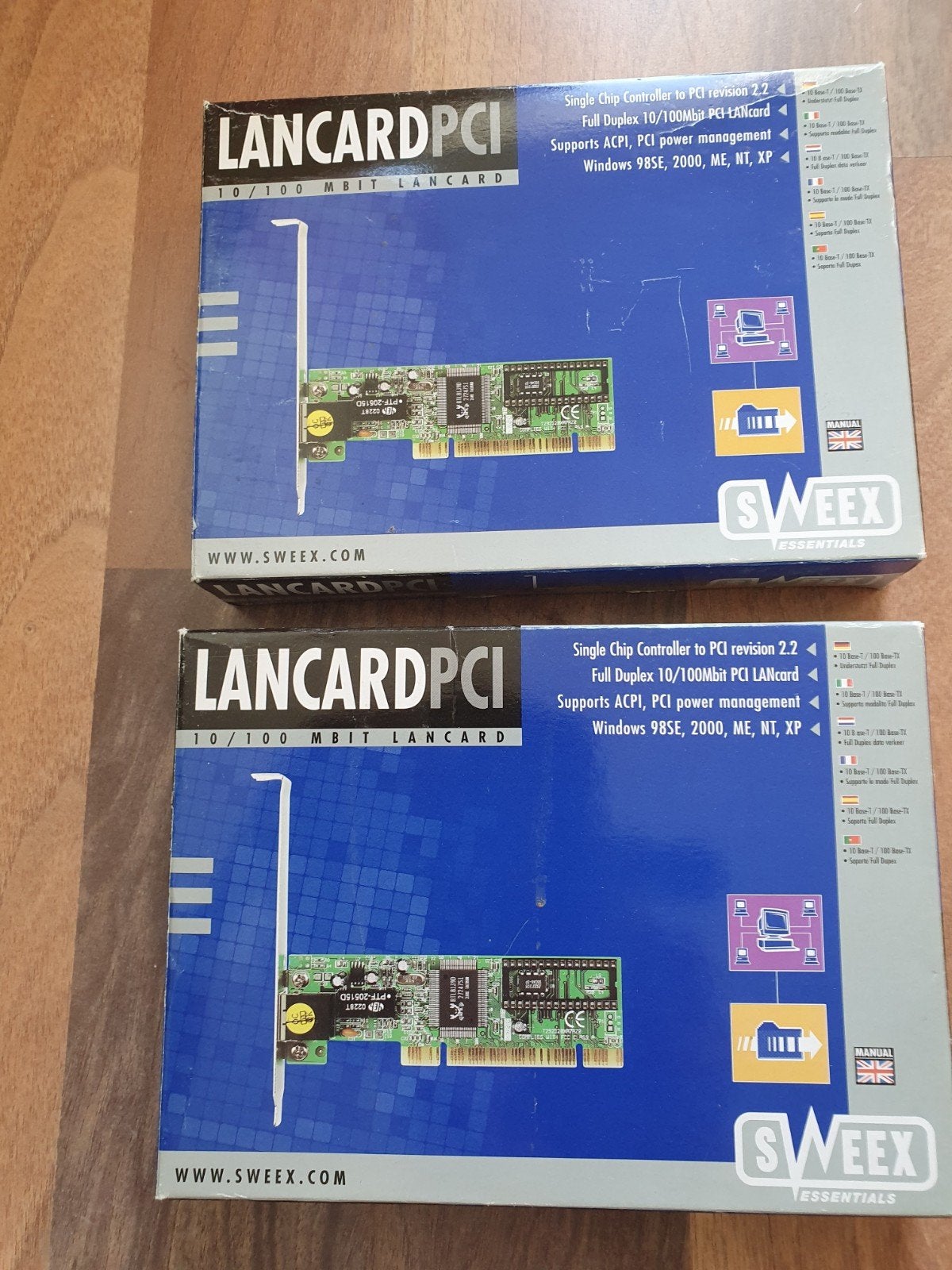 Sweex 10/100 Mbit PCI LAN-kaart - Nieuw in doos, Ophalen of Verzenden, Nieuw, Intern, Sweex