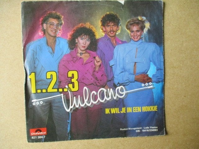 s0654 vulcano - 1 2 3, Ophalen, Gebruikt, 7 inch, Overige genres