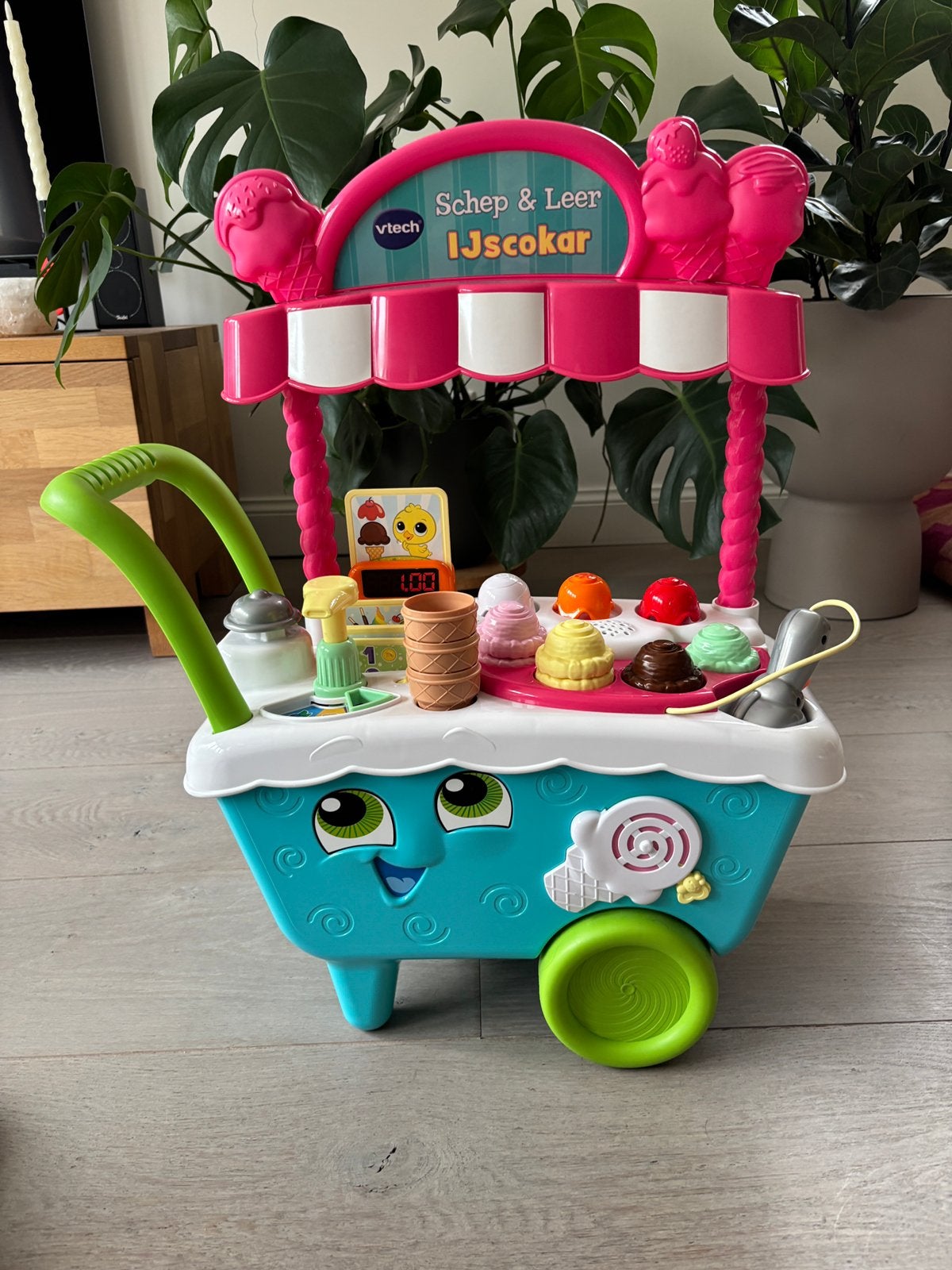 Vtech ijscokar schep en leer, Ophalen, Zo goed als nieuw, Kunststof
