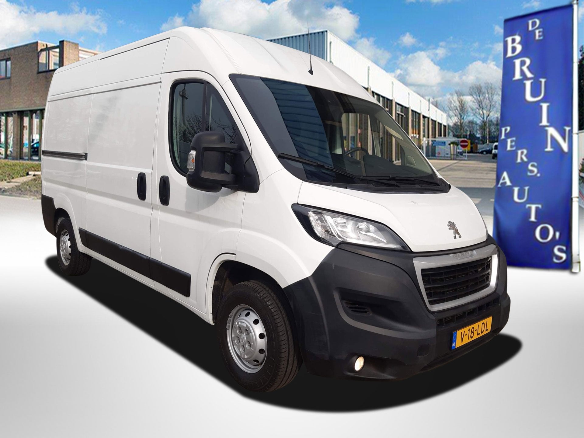 Peugeot Boxer 2.2 BlueHDi 140 Pk L2H2 Airco Cruise control N, Auto's, Voorwielaandrijving, Stof, Gebruikt, 4 cilinders