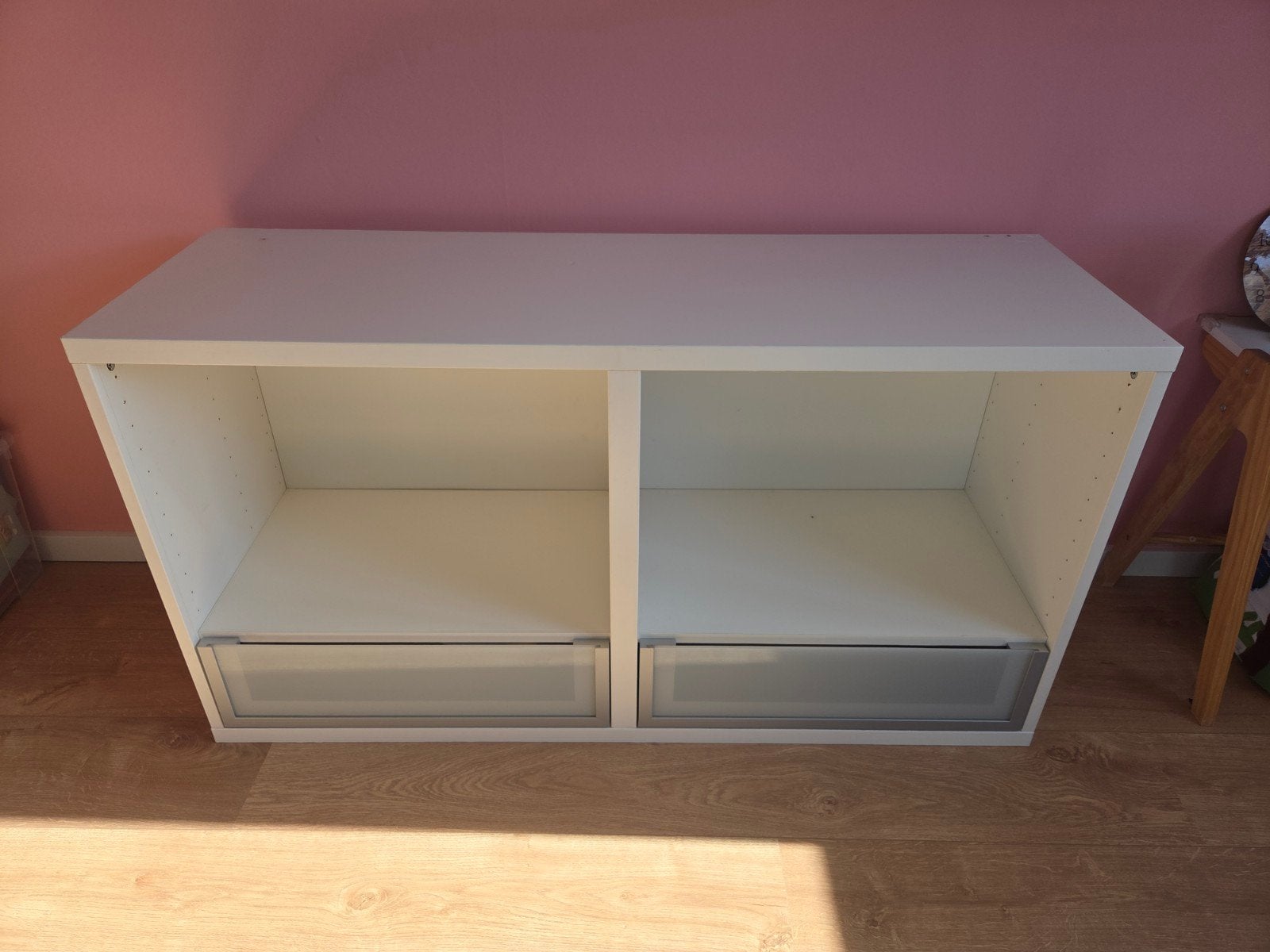 BESTÅ Basiselement, wit, 120x40x64, Ophalen, Gebruikt, 100 tot 150 cm, Wit