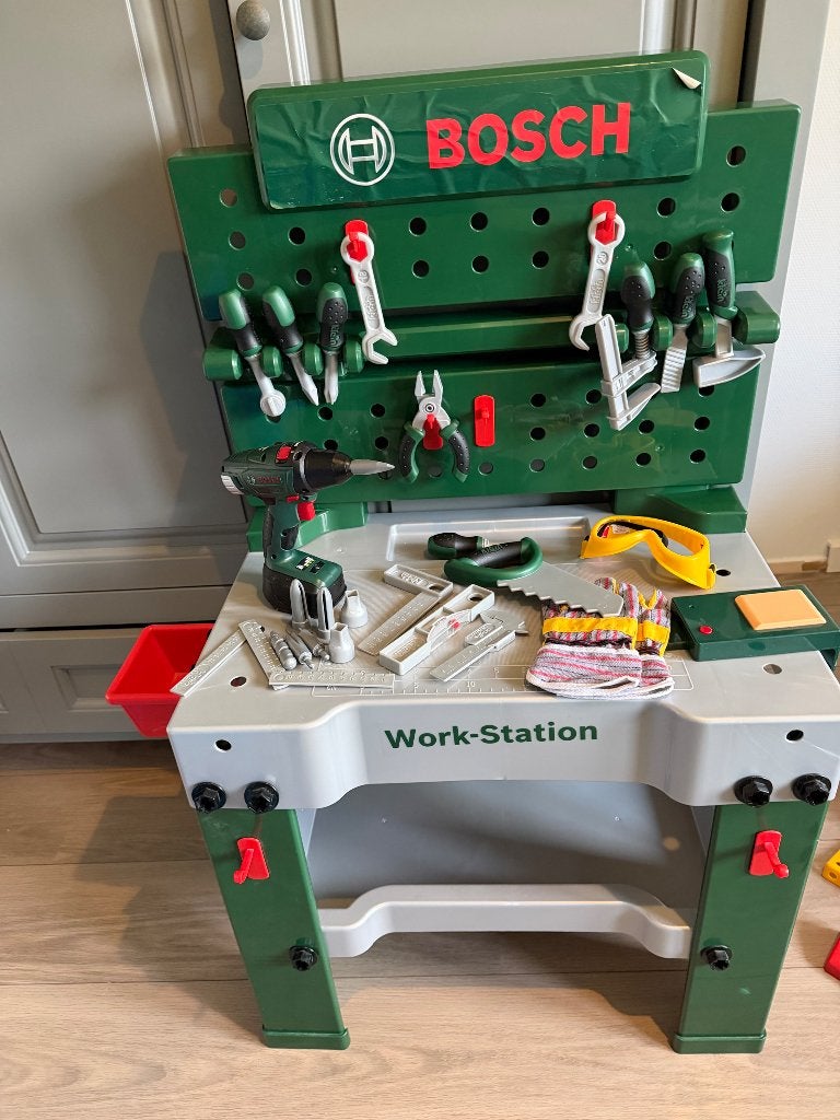 Bosch Work-Station met accessoires, Ophalen, Gebruikt, Jongen of Meisje