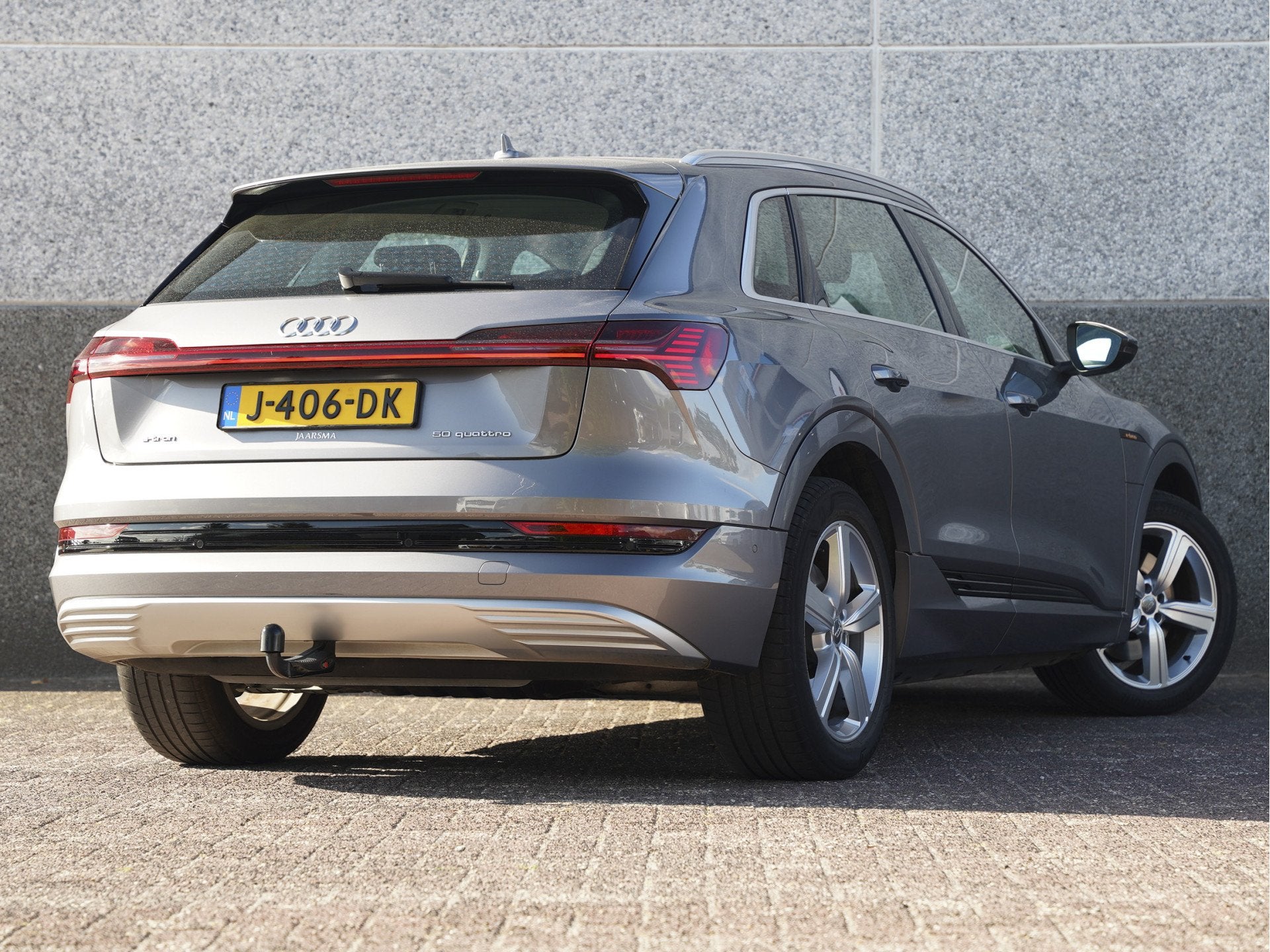 Audi e-tron e-tron 50 quattro Launch edition 71 kWh |SOH 95,, Automaat, Stof, Zwart, 71 kWh