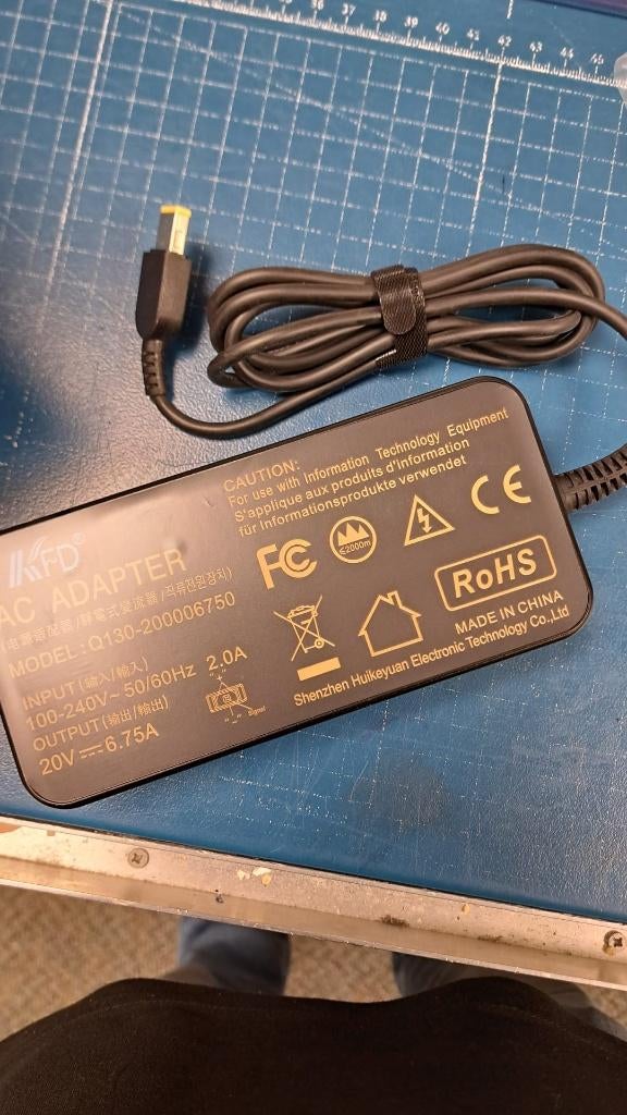 3x Oplader voor Lenovo 130W, Onbekend, ., Nieuw, Ophalen of Verzenden