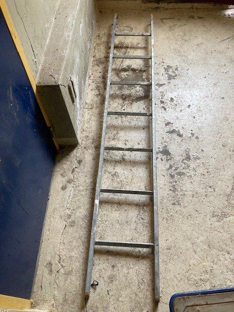ladder, Doe-het-zelf en Verbouw, Ladders en Trappen, Ophalen of Verzenden, Gebruikt, Ladder, 4 meter of meer