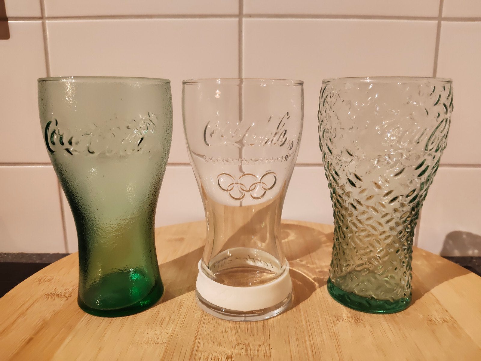 Coca Cola glazen. McDonalds uitgaven., Ophalen of Verzenden, Zo goed als nieuw, Frisdrankglas