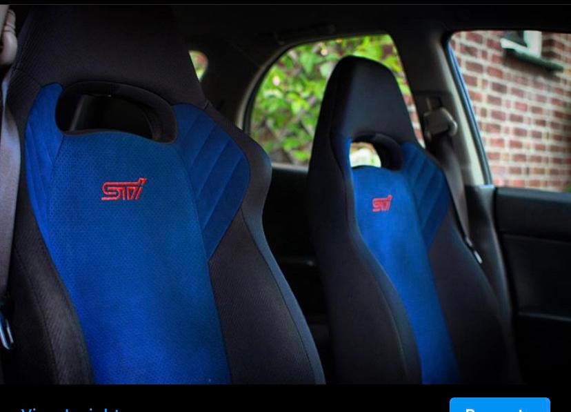 Subaru Impreza WRX STi Bugeye Stoelen, Auto-onderdelen, Interieur en Bekleding, Ophalen, Gebruikt, Subaru