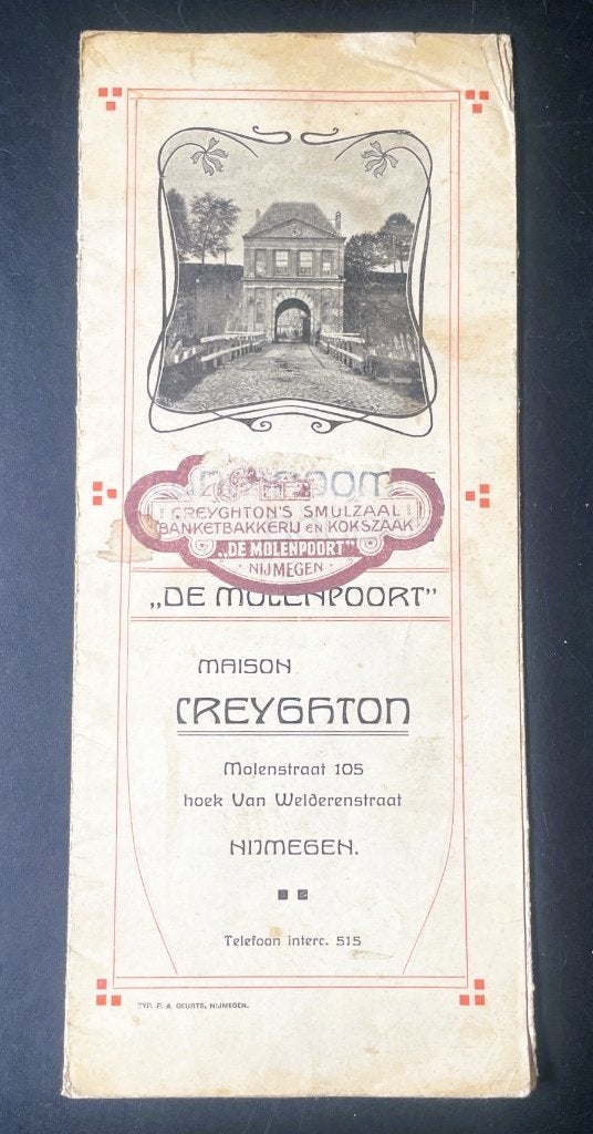 NIJMEGEN - Maison Creyghton / De Molenpoort - 1930, Verzenden, Gebruikt, Overige typen