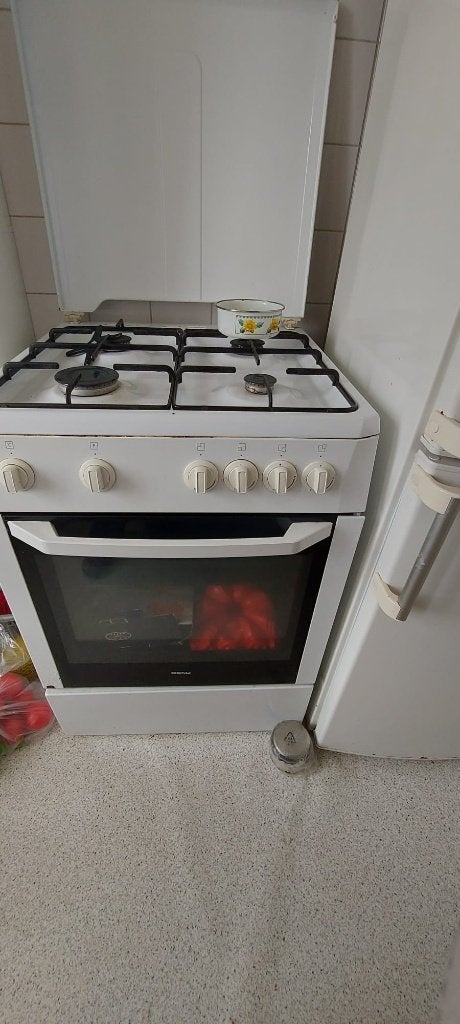 Beko gasfornuis met oven, Ophalen, Gebruikt, Glas, Overige stijlen