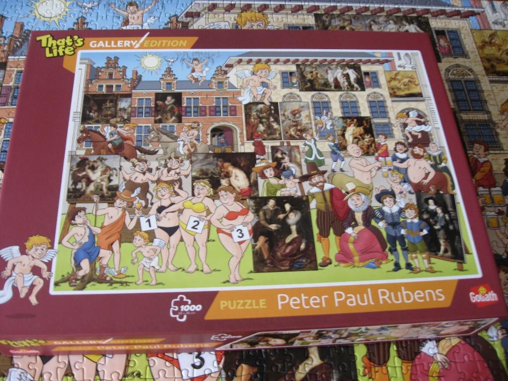 That,s Life puzzel PETER PAUL RUBENS 1000 stukjes, Ophalen of Verzenden, 500 t/m 1500 stukjes, Zo goed als nieuw, Legpuzzel