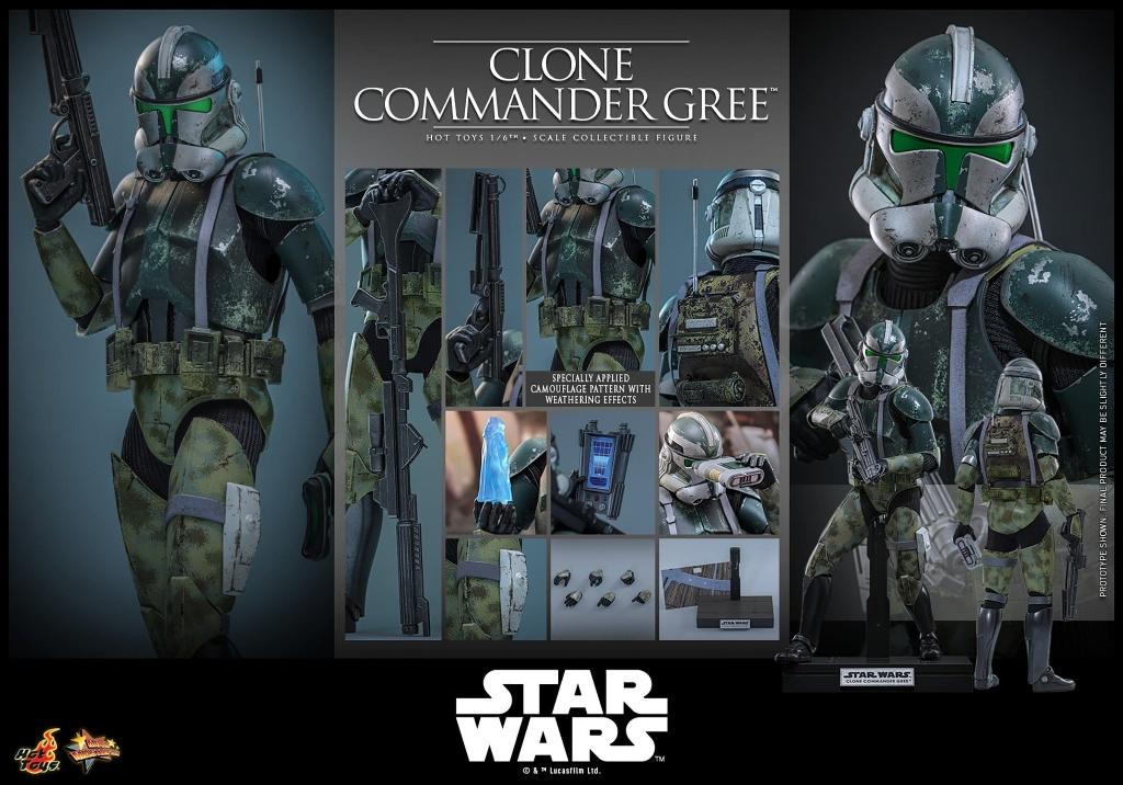 Hot Toys MMS877 Star Wars Revenge of the Sith Commander Gree, West Campus 1 76863 Herxheim (DE), Heo GmbH, Nieuw, Ophalen of Verzenden