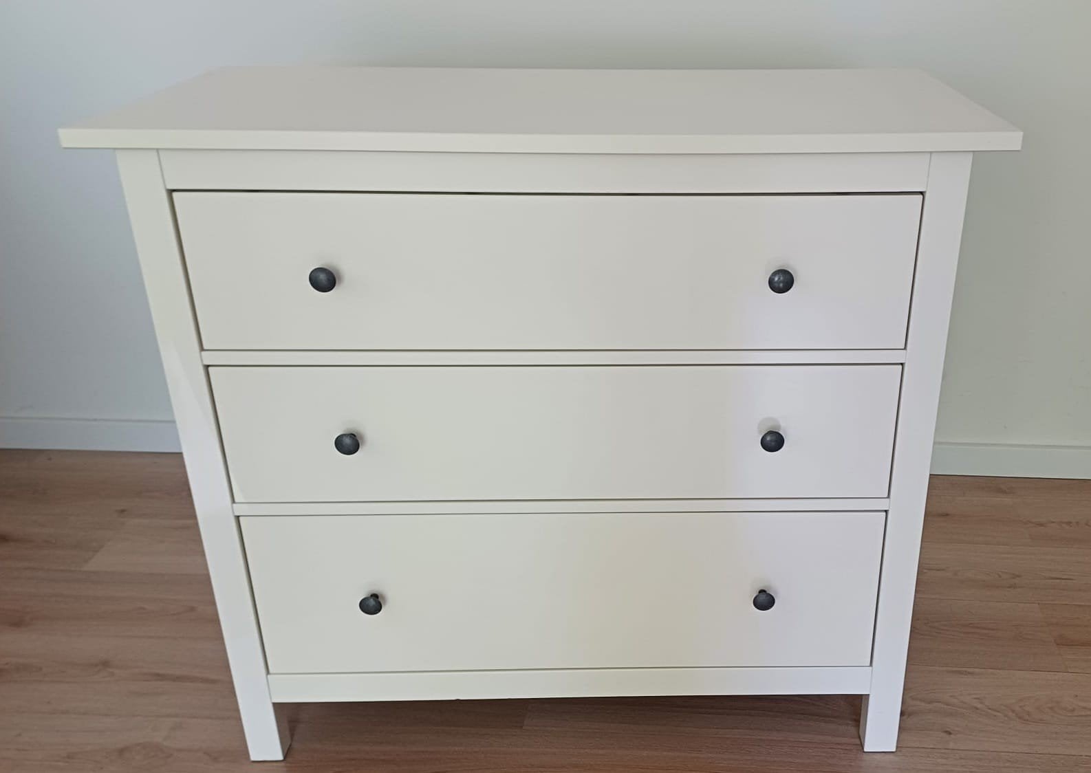 IKEA Hemnes ladekast wit, Ophalen, 100 tot 150 cm, Modern, Scandinavisch, Zo goed als nieuw