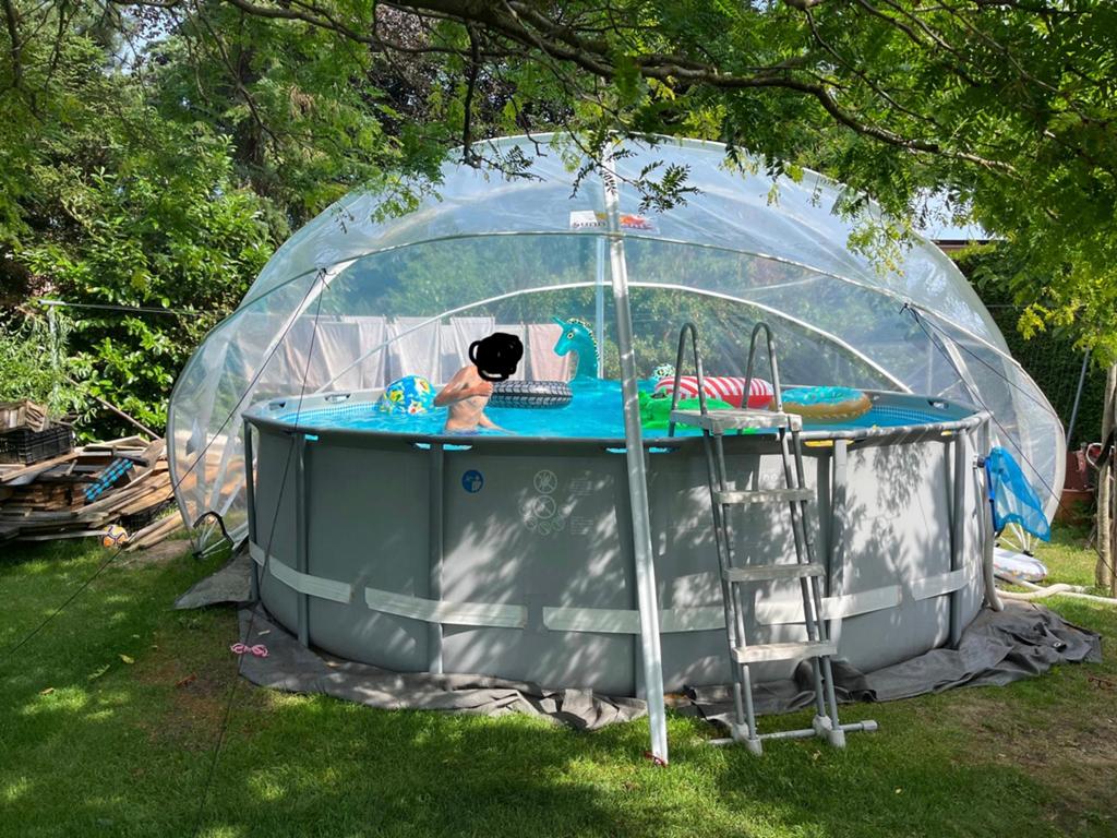 Sunny tent maat L+ voor zwembad 488, Tuin en Terras, Zwembad-toebehoren, Ophalen, Zo goed als nieuw, Overige typen