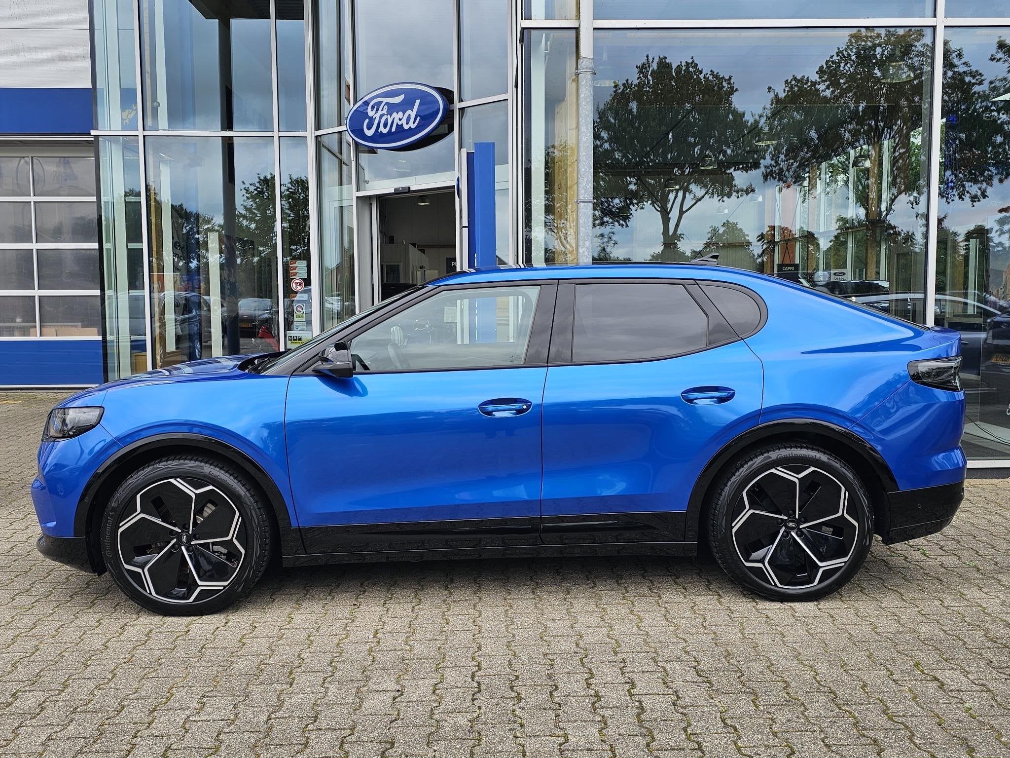 Ford Capri Premium Extended Range RWD 77 kWh Driver assistan, Automaat, Achterwielaandrijving, Gebruikt, Blauw