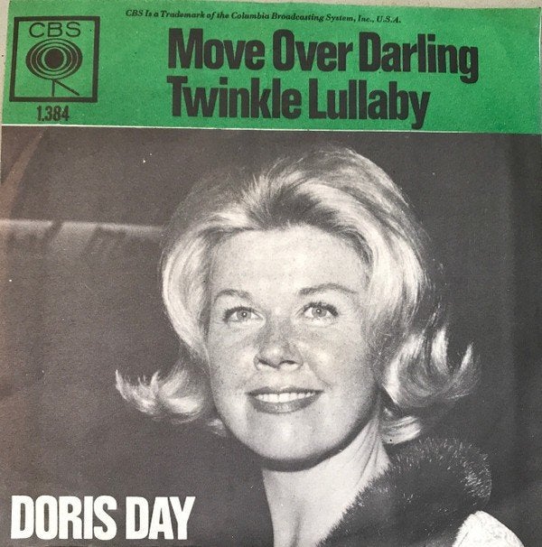 Ruil of koop Doris Day Move Over Darling (1963), Gebruikt, 7 inch, Pop, Fotohoes